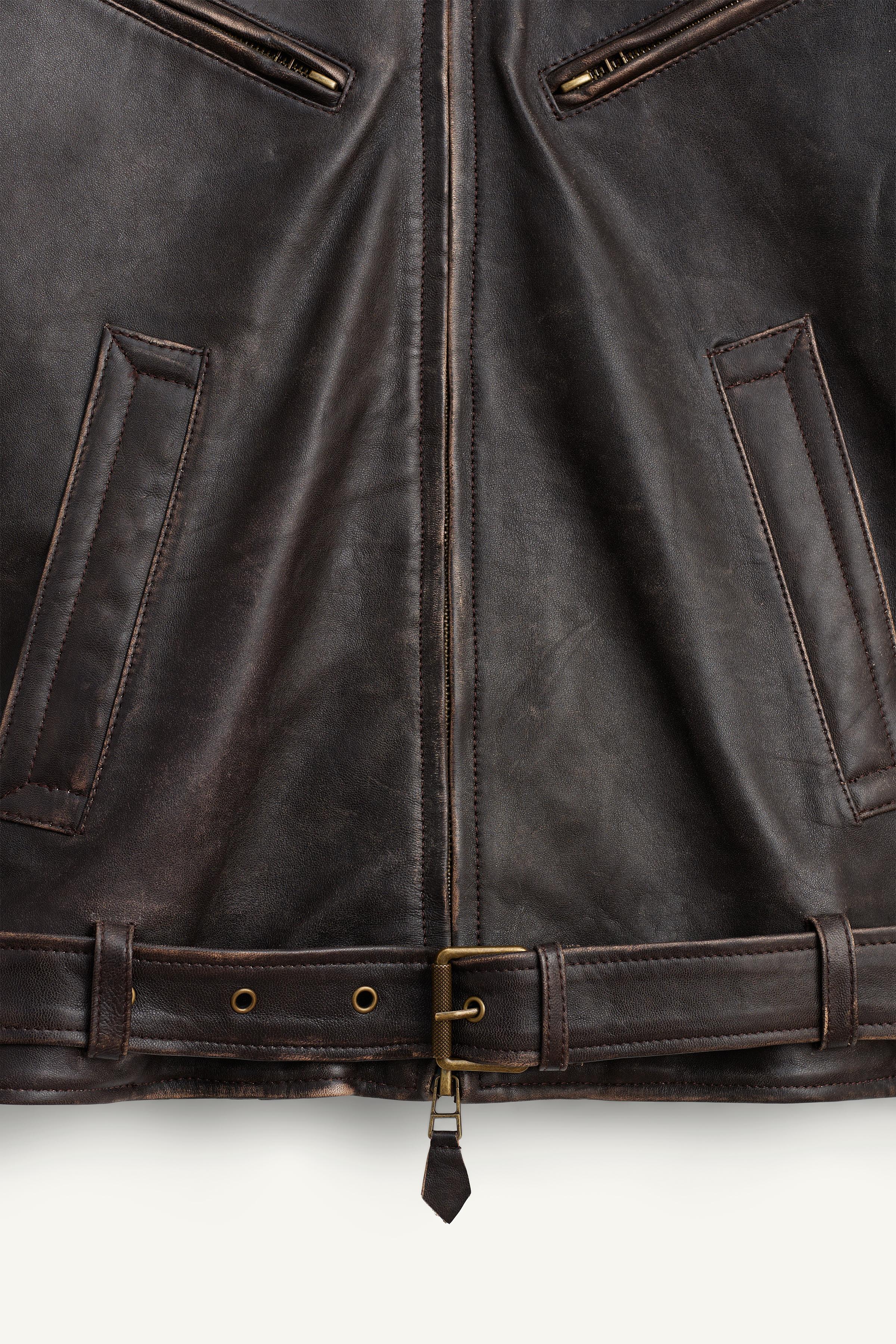 LEATHER BELTED JACKET LIMITED EDITION